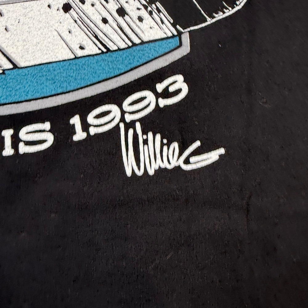 Vintage Harley-Davidson Sturgis 1993 Willie G Feather Graphic T-Shirt – Black, X - Picture 8 of 14